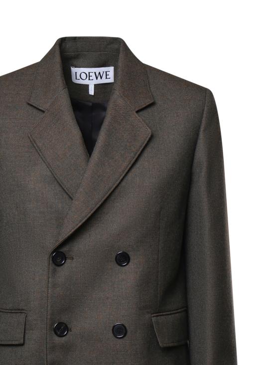 24FW 로에베 수트 자켓 S540Y03XAO 6675 DARK MOSS - LOEWE