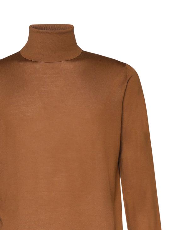  마우로 오타비아니 터틀넥 WH02 54829 Brown - MAURO OTTAVIANI