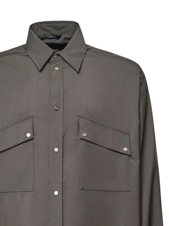 24FW 펜디 셔츠 FW1319 ASCHF03NT Cypress - FENDI