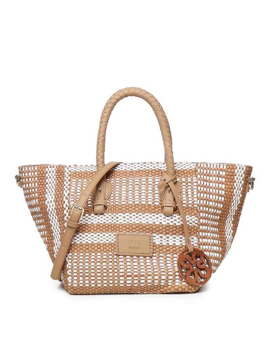 25SS 브이73 토트백 73BS8ZL02STEFANIECUOIOBIANCO Beige