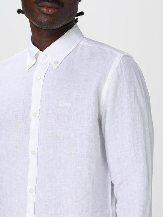 25FW 보스 긴팔 셔츠 50520283 100 White - BOSS