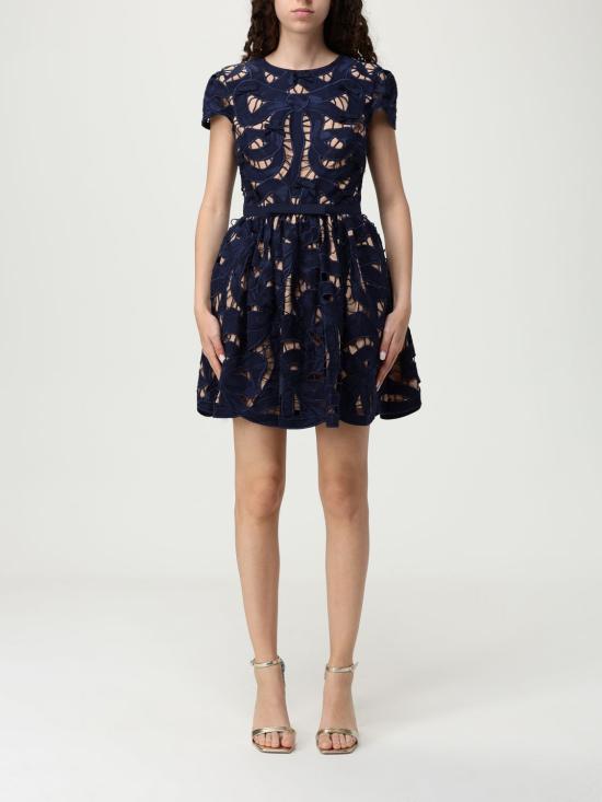 25FW 셀프 포트레이트 숏 원피스 PF25013SBL BLUE Blue