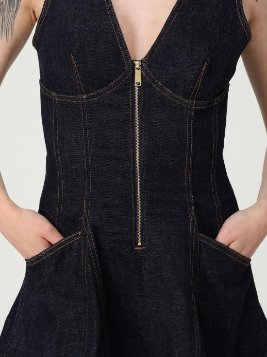 25FW 셀프 포트레이트 숏 원피스 PF25801SBL BLUE Blue - SELF PORTRAIT