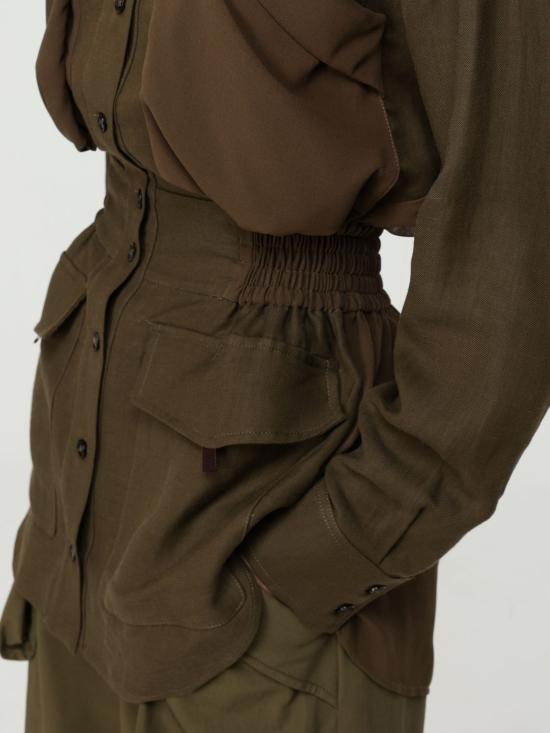 25FW 핑코 블라우스 105017A2I9 S1C Green - PINKO