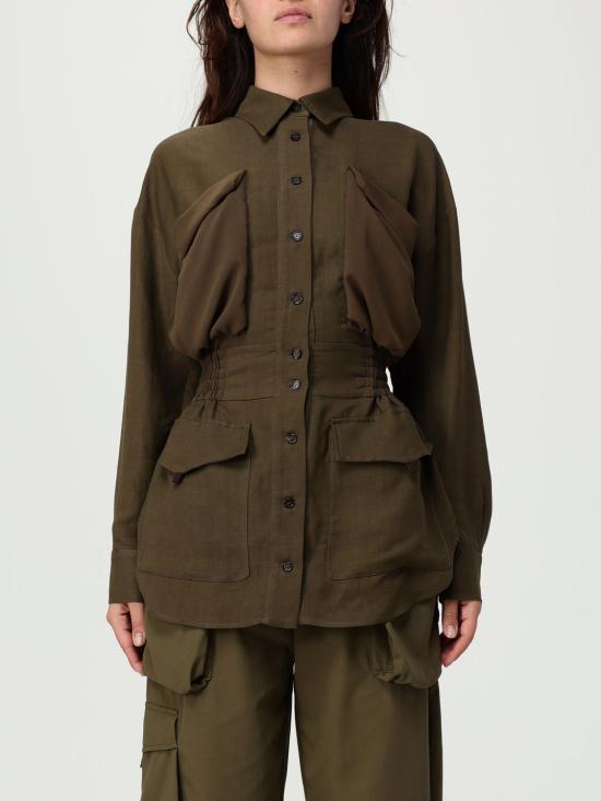 25FW 핑코 블라우스 105017A2I9 S1C Green