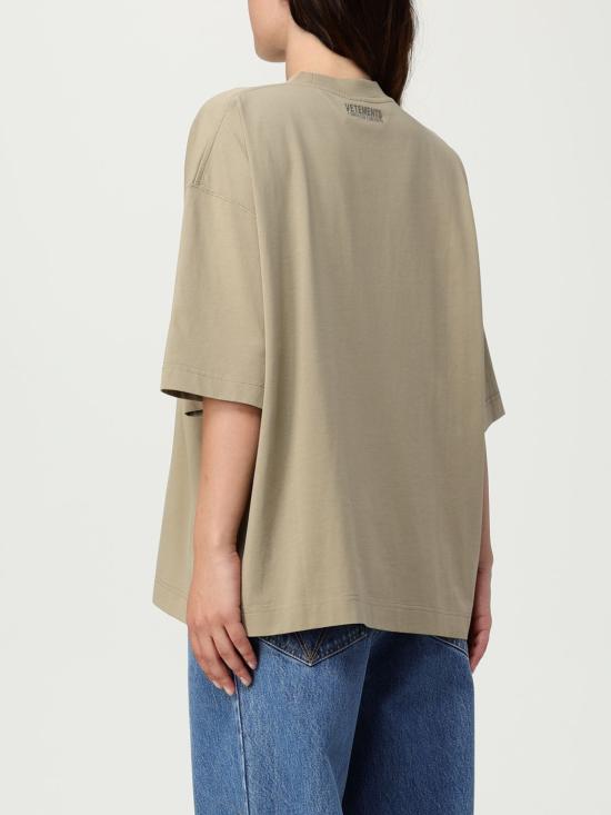 25SS 베트멍 반팔 티셔츠 UA66TR600T TAUPE Beige - VETEMENTS