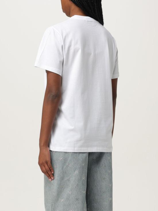 25FW 가니 반팔 티셔츠 T4289 151 White - GANNI