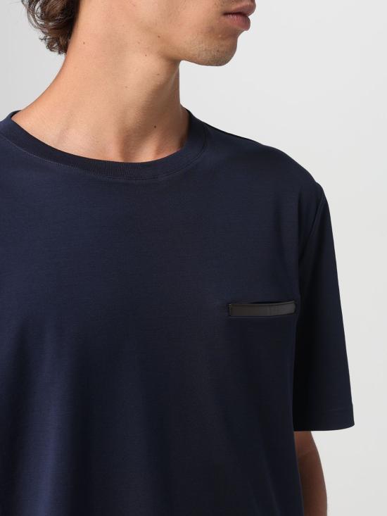 25FW 벨루티 반팔 티셔츠 R28JRS155002 651 Blue - BERLUTI