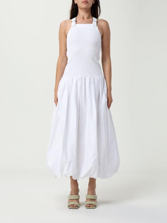 25FW 핑코 롱 원피스 105137A2L8 Z04 White