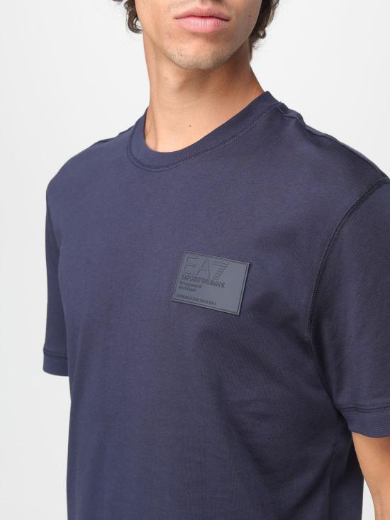 25SS 엠포리오 아르마니 반팔 티셔츠 7X000014AF13741 UB102 Blue - EMPORIO ARMANI