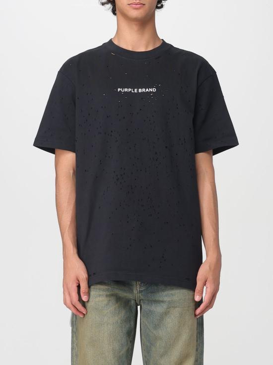 25FW 퍼플 브랜드 반팔 티셔츠 P117HBBT125 Black
