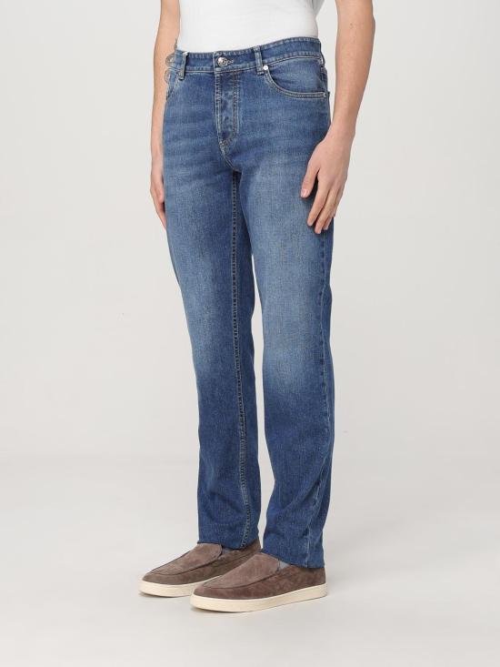 26SS 브루넬로 쿠치넬리 라이트웨이트 데님 팬츠 M283PD3210 C1471 Blue - BRUNELLO CUCINELLI