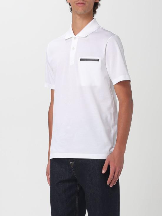 25FW 벨루티 폴로 티셔츠 R28JPS85001 000 White - BERLUTI