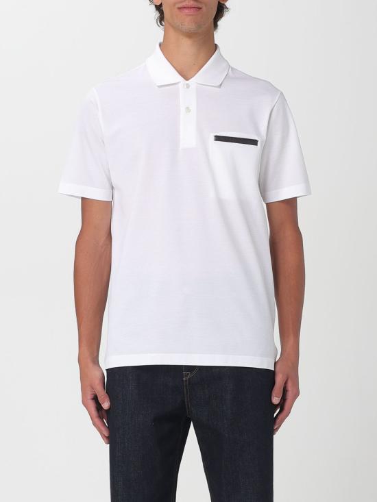 25FW 벨루티 폴로 티셔츠 R28JPS85001 000 White