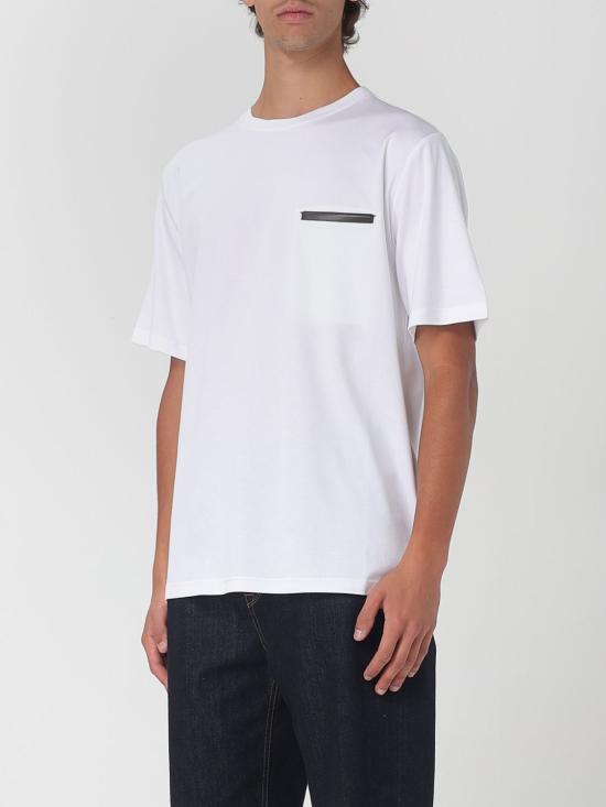 25FW 벨루티 반팔 티셔츠 R28JRS155001 000 White - BERLUTI