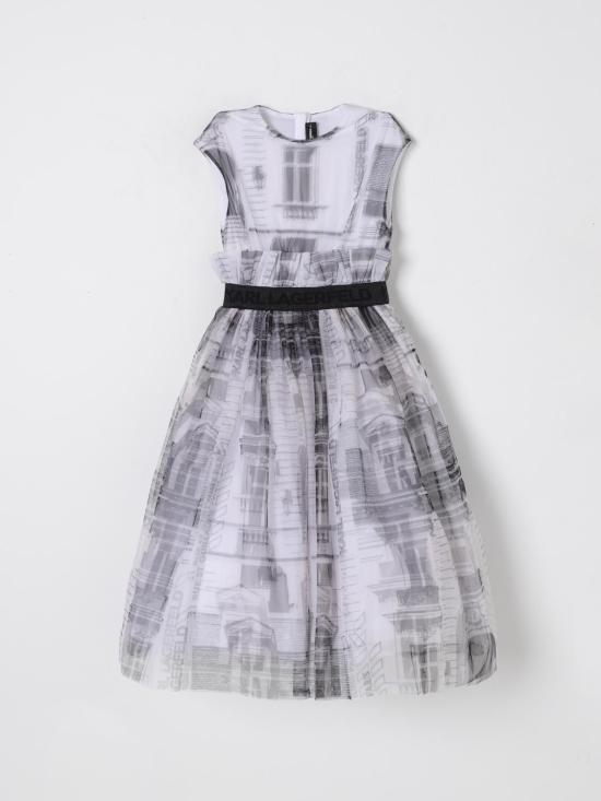 25SS [키즈] 칼라거펠트 원피스 Z30467 N50 White