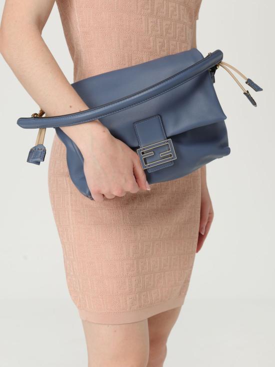 25SS 펜디 맘마백 미디엄 8BR833 AQ0D F199A Blue - FENDI