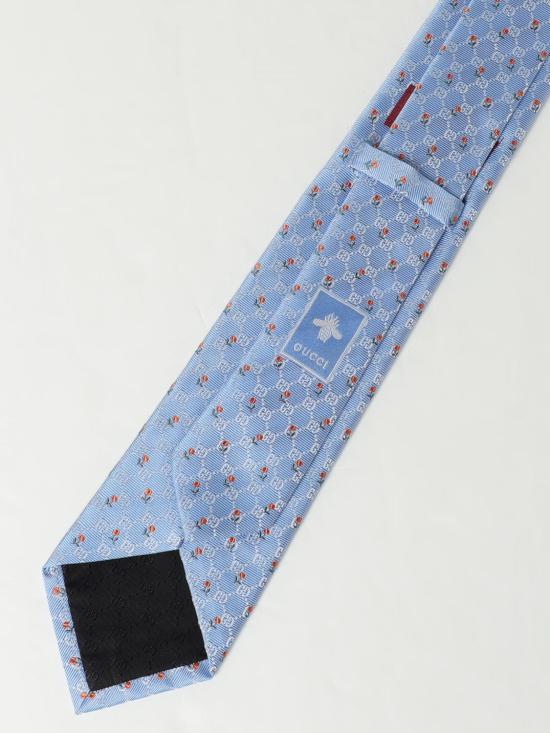 25SS 구찌 넥타이 8159374E009 4976 Gnawed Blue - GUCCI