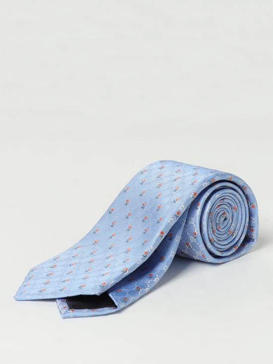 25SS 구찌 넥타이 8159374E009 4976 Gnawed Blue