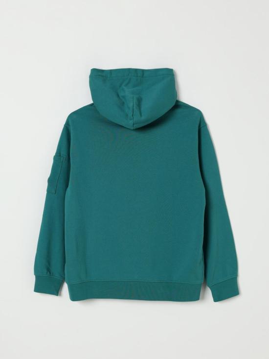 25FW [키즈] 씨피 컴퍼니 풀오버 CUF00YLCA69 30326 Teal - C.P. COMPANY