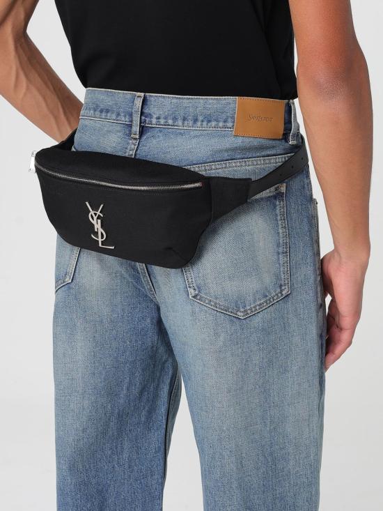 25SS 생로랑 벨트백 590076GIV6E 1000 Black - SAINT LAURENT