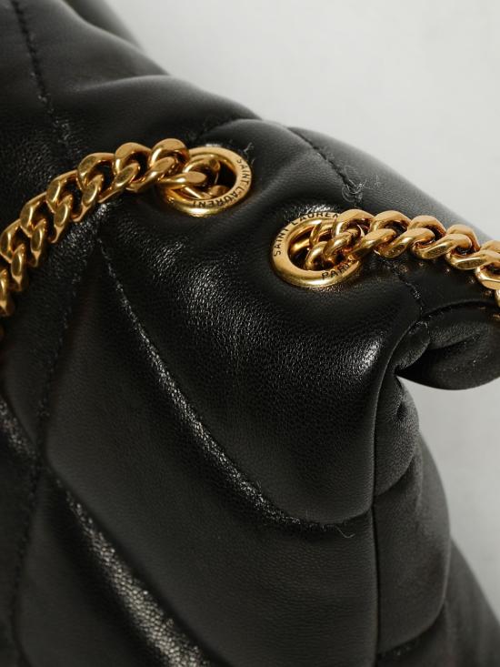 26SS 생로랑 토이 푸퍼 램스킨 숄더백 7593371EL07 1000 Black - SAINT LAURENT