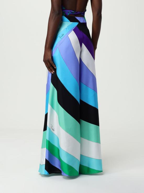 25FW 푸찌 팔라초 팬츠 5HRT035H851 050 Green - PUCCI