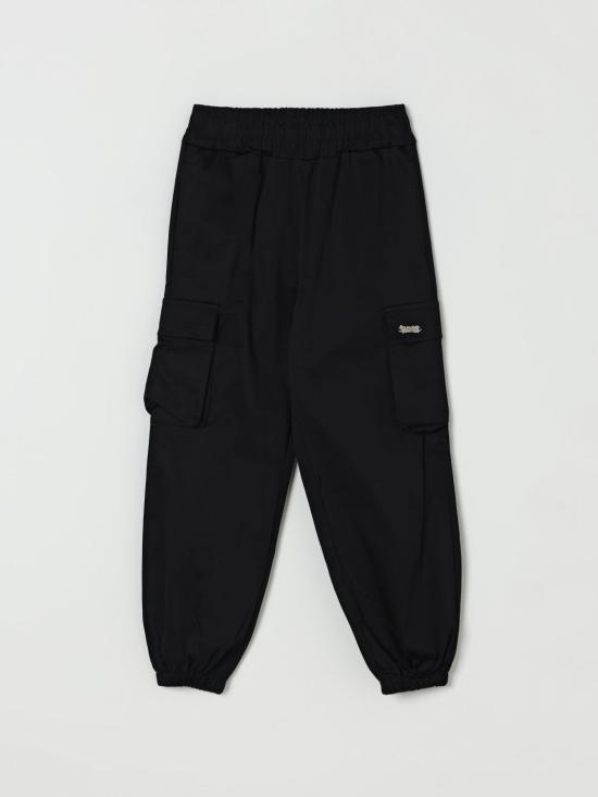 25SS [키즈] 디스클레이머 트레이닝/조거 팬츠 25EDK58536 NERO Black