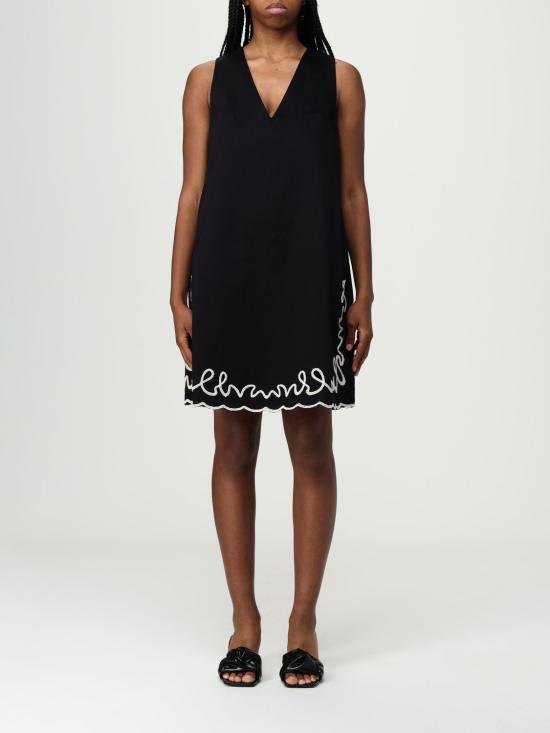 25SS 보스 숏 원피스 50540370 001 Black