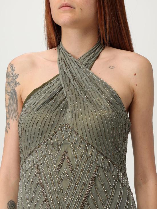 25SS 랄프 로렌 롱 원피스 253963633001 OLIVE MULTI Olive - RALPH LAUREN