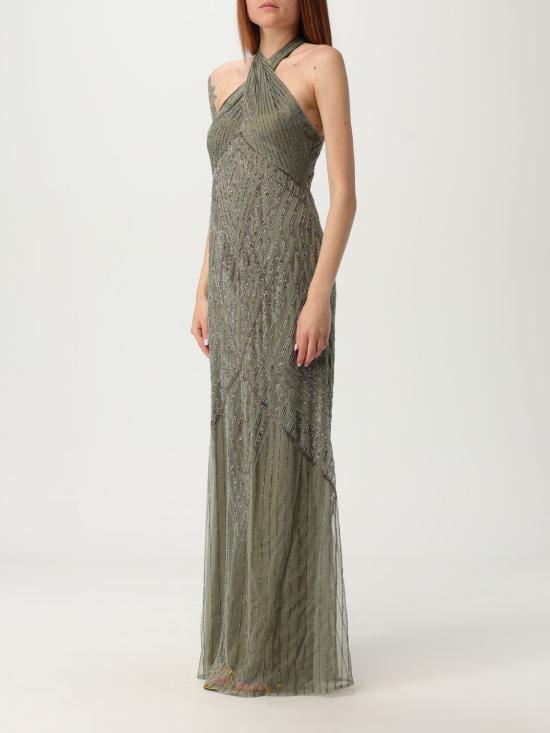 25SS 랄프 로렌 롱 원피스 253963633001 OLIVE MULTI Olive - RALPH LAUREN