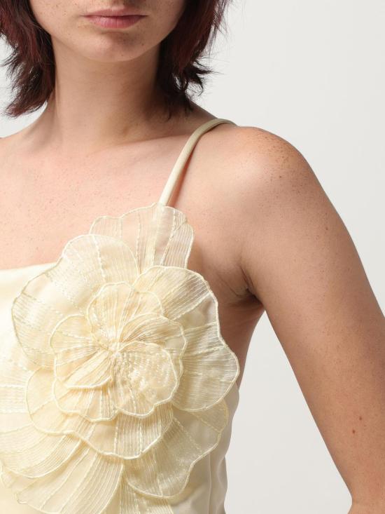 25FW 엘리자베타프랜치 숏 원피스 AB7305 DC7 Yellow - ELISABETTA FRANCHI