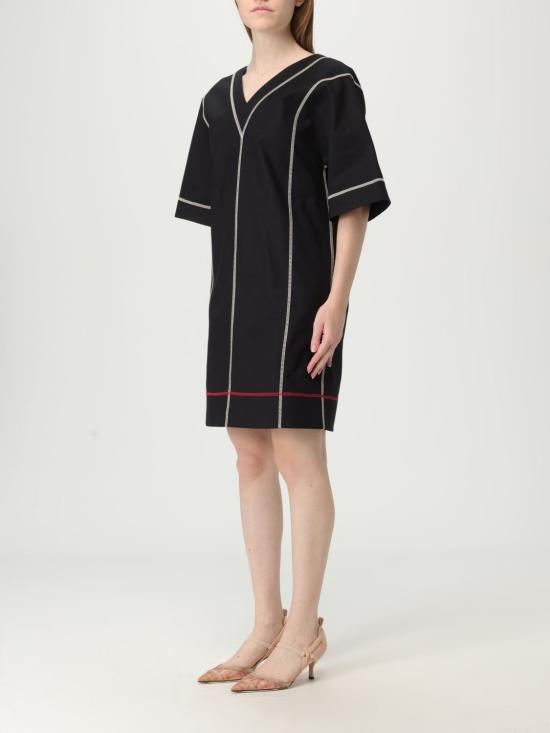 25SS 펜디 롱 원피스 FDD378 AUJR F0GME Black - FENDI