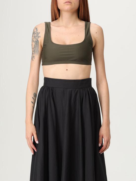 25SS 안다마네 민소매 티셔츠 T170727BTJP177 KAKI Brown