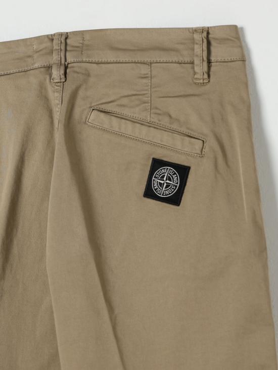 25FW [키즈] 스톤 아일랜드 스트레이트 팬츠 3100005S0012 V009A Sand - STONE ISLAND