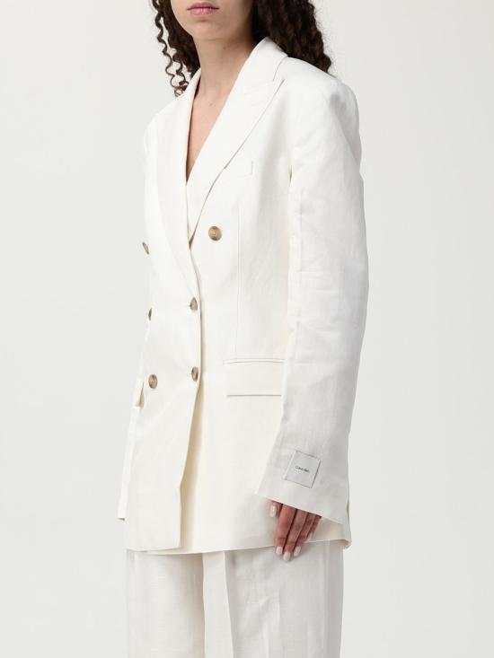 25SS 캘빈클라인 자켓 LV044B404G YAS White - CALVIN KLEIN