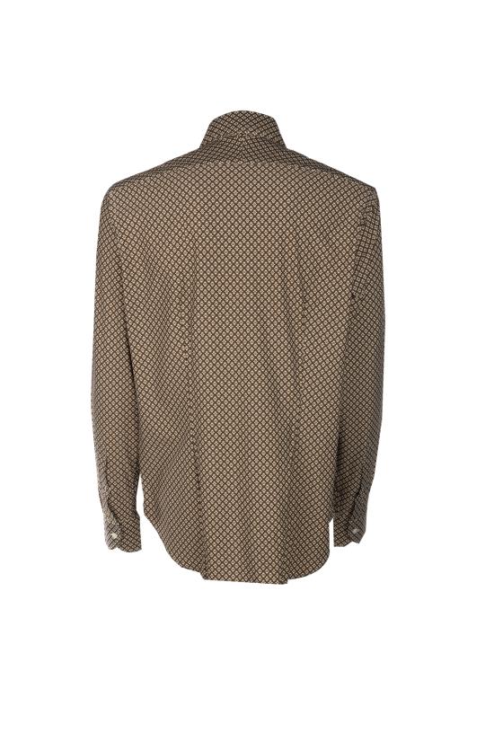  포 펑키 플레이버 긴팔 셔츠 MILANOFRA116 60 Tortora - 4FF