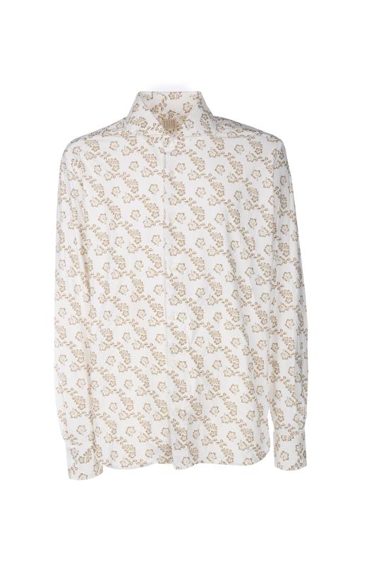  포 펑키 플레이버 긴팔 셔츠 MILANOFRA110 60 Tortora