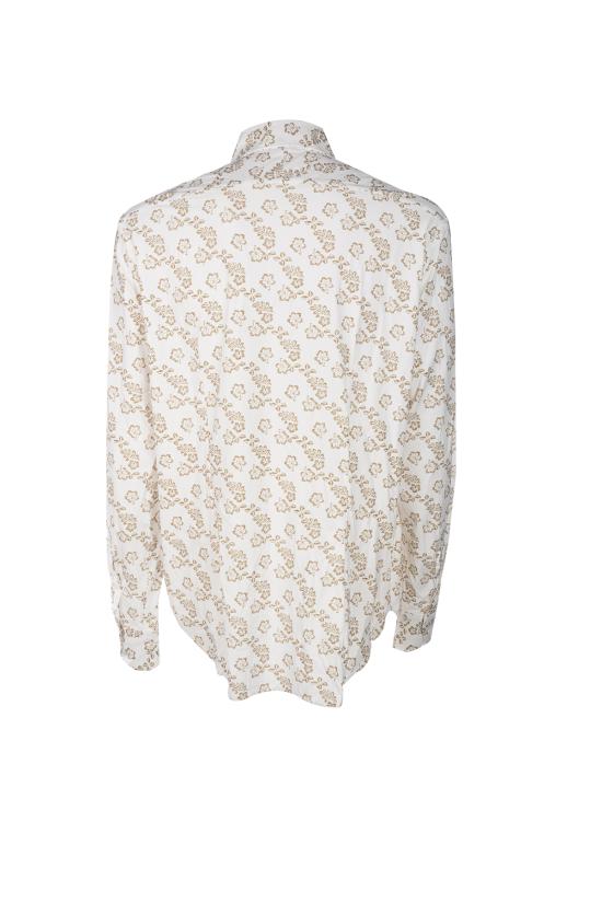  포 펑키 플레이버 긴팔 셔츠 MILANOFRA110 60 Tortora - 4FF