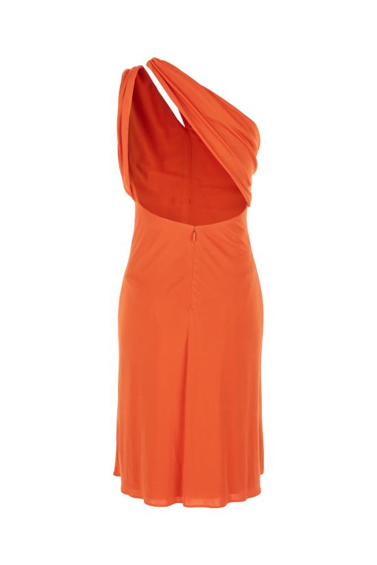 25SS 베르사체 미디 원피스 10197771A12497 1RC10 PAPAYA - VERSACE