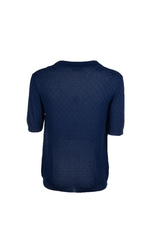 25SS 어 페이퍼 키드 반팔 티셔츠 S5PKMAKP2040 060 Blu - A PAPER KID