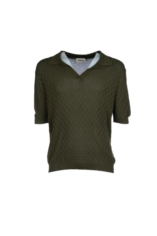 25SS 어 페이퍼 키드 폴로 티셔츠 S5PKMAKP2040 085 OLIVA