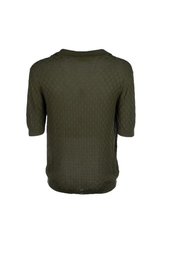 25SS 어 페이퍼 키드 폴로 티셔츠 S5PKMAKP2040 085 OLIVA - A PAPER KID