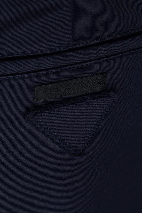 25FW 프라다 스트레이트 팬츠 UP036817CB F0124 NAVY - PRADA