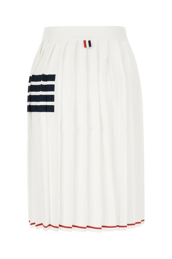 25SS 톰브라운 스커트 FKK135BY5502 100 WHITE - THOM BROWNE