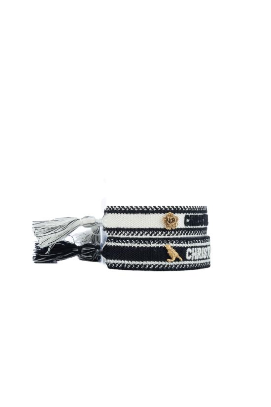 25FW 디올 팔찌 B3023WOMRS D08W ORO BIANCO NERO - DIOR