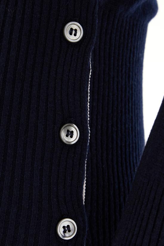 25SS 톰브라운 터틀넥 FKA117A00011 415 NAVY - THOM BROWNE