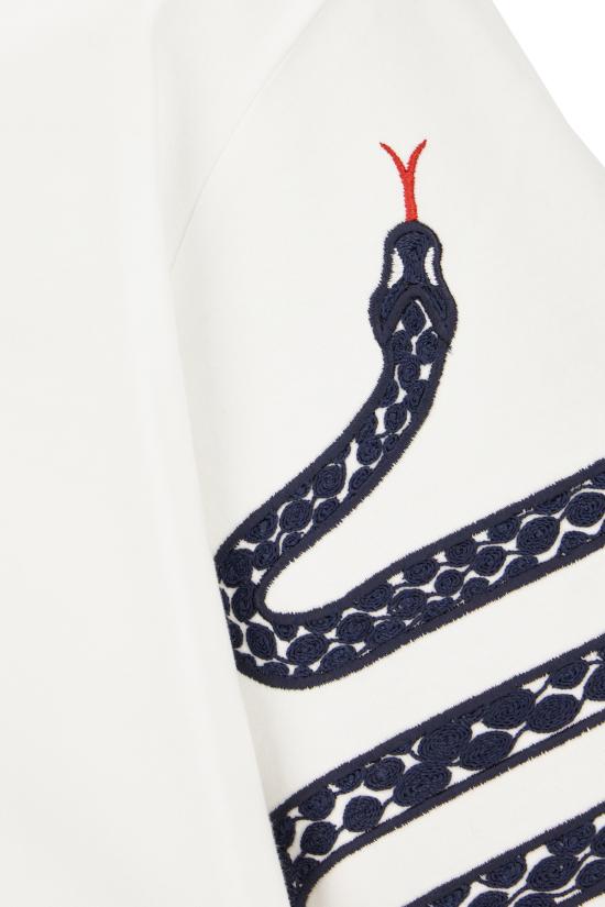 25SS 톰브라운 반팔 티셔츠 MJS278E01454 100 WHITE - THOM BROWNE