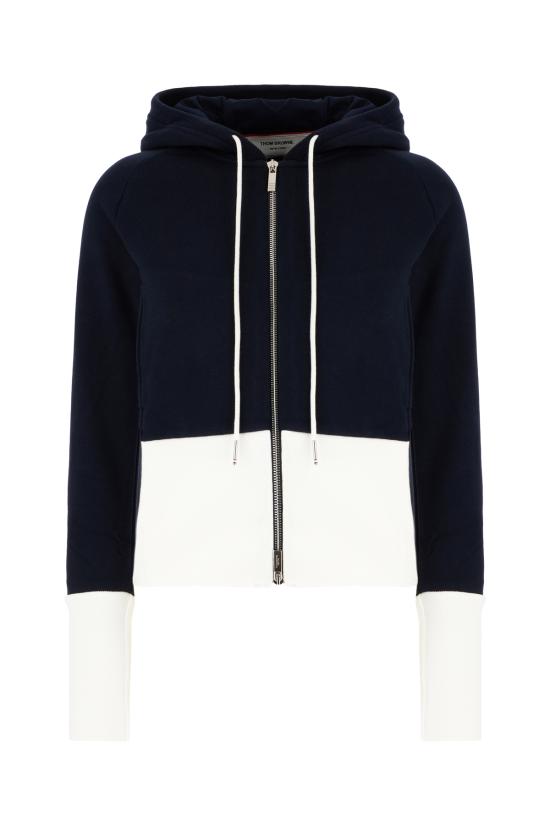 25SS 톰브라운 후드 티셔츠 FJT382A03037 415 NAVY