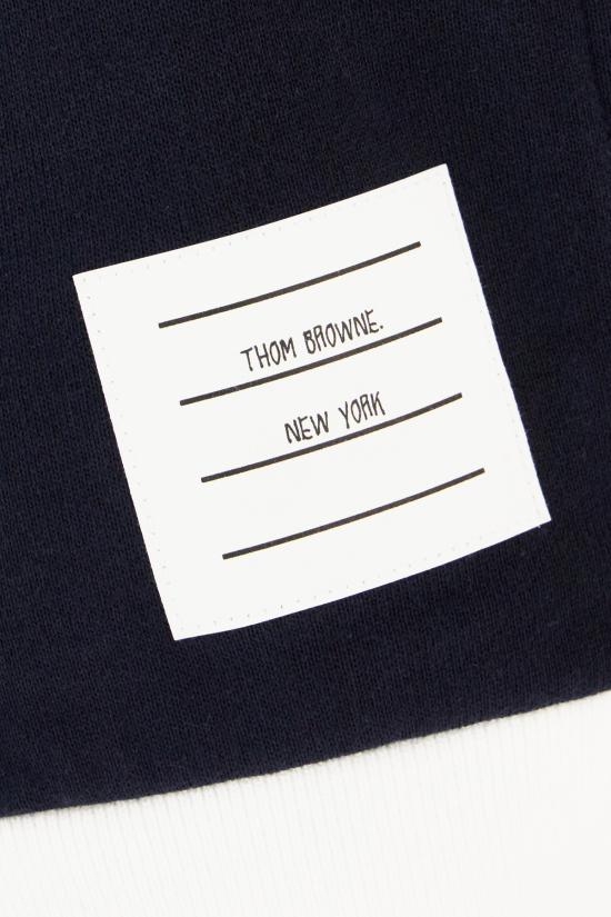 25SS 톰브라운 후드 티셔츠 FJT382A03037 415 NAVY - THOM BROWNE